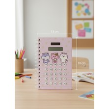 Mono Decors Defter Hesap Makineli 13X18 cm – Güneş Enerjili Hesap Makineli Çizgili Öğrenci Defteri