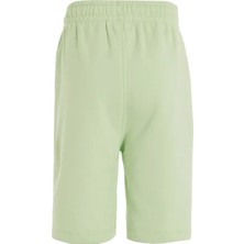Calvin Klein Unisex Yeşil Calvin Klein Pıxel Logo Relaxed S, Lt6 Çocuk Yeşil Şort