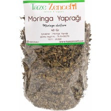 Taze Zencefil Moringa Yaprağı