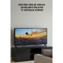 Enuia Öne ve Arkaya Devrilmesini Önleyen Mobilyaya Yapışkanlı LCD Tv Askısı Kedi Köpek Çoçuk Bebek Deprem Koruma Güvenlik Kemeri Ahtapot Tip