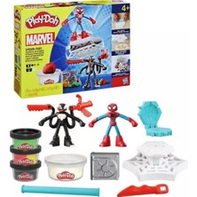 Play-Doh Spiderman Fırlatma ve Dilimleme Savaşı Oyun Seti