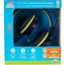 Eccho Roket Desenli Bluetooth Kulak Üstü Kablosuz Kulaklık
