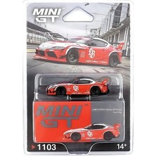Mını Gt Mini Gt 1/64 Lb-Works Toyota gr Supra Red/white - Blister Paket MGT01103-BL