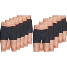 Berrak 4433 Erkek Çizgili Sport Boxer 10 Adet