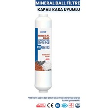 Water Global Su Arıtma Filtresi Mineral Ball Kapalı Kasa Uyumlu Inline Son Kademe Mineral Katkı Filtresi