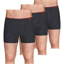 Berrak 4433 Erkek Çizgili Sport Boxer 3 Adet