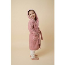 Belirtilmemiş *ihraç Fazlası* Çocuk Bornozu Kapüşonlu Cepli Premium Microcotton %100 Pamuk -Hafif Kusurludur-