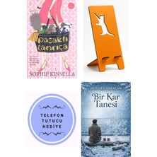 Belirtilmemiş Pasaklı Tanrıça - Sophie Kinsella + Telefon Tutucu + Bir Kar Tanesi