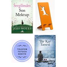 Belirtilmemiş Sevgilimden Son Mektup - Jojo Moyes + Telefon Tutucu + Bir Kar Tanesi