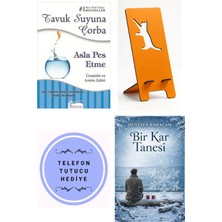 Belirtilmemiş Tavuk Suyuna Çorba - Asla Pes Etme - Jack Canfield + Telefon Tutucu + Bir Kar Tanesi