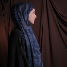Rami Siesta Desen Siyah Şal – Kaymaz Doku – Yazlık/kışlık - 75X185