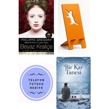 Belirtilmemiş Beyaz Kraliçe - Philippa Gregory + Telefon Tutucu + Bir Kar Tanesi