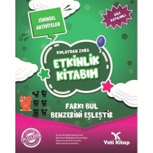 Kolaydan Zora Farkı Bul Benzerini Eşleştir Yeti Kitap