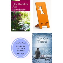 Belirtilmemiş Her Durakta Aşk - Maeve Binchy + Telefon Tutucu + Bir Kar Tanesi