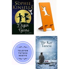 Belirtilmemiş Düğün Gecesi - Sophie Kinsella + Telefon Tutucu + Bir Kar Tanesi