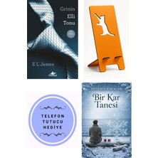 Belirtilmemiş Grinin Elli Tonu - E. L. James + Telefon Tutucu + Bir Kar Tanesi