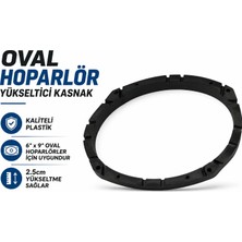 YSN Sounds Oval Hoparlör Yükseltici Kasnak - 2 Adet - Kaliteli , Vida Yerleri Olan Kayık Hoparlör Kasnağı - 2 Adet
