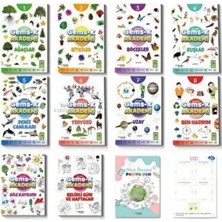 Onburda Yayıncılık Onburda Okul Öncesi Gems-K Akademi Eğitim Seti 12 Parça