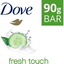 TeknoKapsül Dove Beauty Cream Bar Katı Güzellik Sabunu Fresh Touch Nemlendirici Etkili 90 G