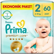 TeknoKapsül Prima Bebek Bezi Premium Care 2 Beden Ekonomik Paket