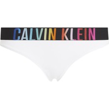Calvin Klein Kadın / Kız Beyaz Calvin Klein Thong (Ff), 100 Kadın Beyaz Tanga