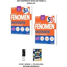 Fenomen 5. Sınıf Matematik A-B  Bağlam Temelli Sb (2li Set) (Planlama Kitabı +Uzay A) 2027 Müfredat
