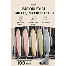 Ozzen Bulaşık Makinesi Sepet Ucu Kapak 100 Adet – Pas Önleyici, Çizilme Engelleyici Koruyucu Aparat