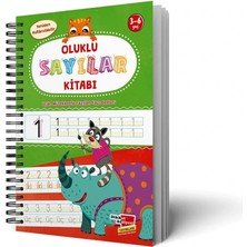 Dikkat Atölyesi Yayınları Oluklu Sayılar Kitabı 3-6 Yaş Dikkat Atölyesi