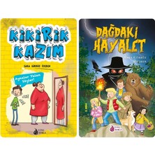 Damla Yayınevi Sara Gürbüz Özeren Seti Dağdaki Hayalet + Kikirik Kazım 2 Kitap Ciltli Damla