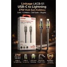 Lkcb-51 Usb-C To Lightning 27W Şarj Kablosu