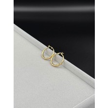 Takımodu Gold Halka Küpe