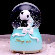 Keyfim Shop Sevimli Dostlar Işıklı Müzikli Orta Boy Kar Küresi