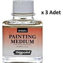 Bigpoint Boyama Medyumu 75 ml (Yağlı Boya) x 3 Adet
