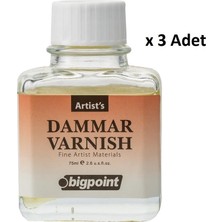 Bigpoint Damar Verniği 75 ml (Yağlı Boya) x 3 Adet