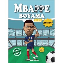 Mbappe Stickerli Maskeli Boyama Kitabı Yeti Kitap