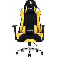X-Koch Oyuncu Koltuğu Çift Kol Beşik Mekanizma 180 Derece Yatar 3D Kolçak Gaming Koltuk