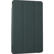 Uray Store Samsung Galaxy X730 Tab S11 Kalemlikli Tablet Smart Kılıf - Koyu Yeşil