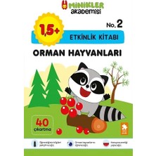 Eksik Parça Çocuk Minikler Orman Hayvanları Etkinlik Kitabı No-2 Eksikparça