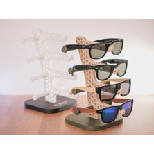 Baba Oğul 3D 3D Baskı 4 Katlı Gözlük Standı – Masaüstü Gözlük Organizeri (Farklı Renk Seçenekleri)