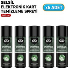 Selsil Arge Toptan Elektronik Kart Temizleme Spreyi 500 ml 5 Adet