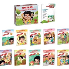 Çalışkan Arı Yayınları Maceracı Atasözleri ve Deyimler 10 Kitap+Değerlendirme Kitapçığı Çalışkanarı