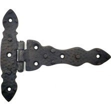 Royaleks Antika Tarz Dekoratif Pirinç Kuyruklu Düğmeli Menteşe No2 - 138X167 Mm, Oksit