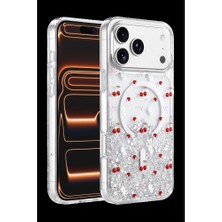 Raftan Topla Onegif Iphone 17 Pro Max Misk Simli Magsafe Kapak - Desen 5