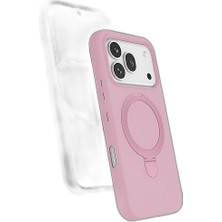 Raftan Topla Honor 600 Regal Magsafe Standlı Kapak - Açık Pembe