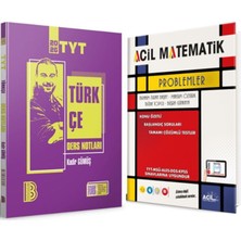 Akm Kitap Benim Hocam Tyt Türkçe Video Ders Notları ve Acil Problemler Soru Bankası 2 Kitap Set