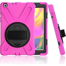Raftan Topla Samsung Galaxy T290 Tab A 8 Kılıf Amazing Tablet Kapak - Pembe