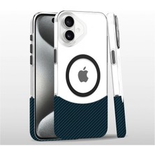 Raftan Topla Joko Iphone 16 Carbon Puzzle Magsafe Kapak - Yeşil