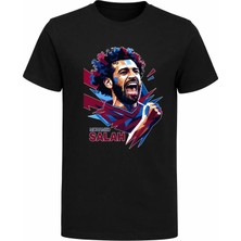 Efendioğlu Design Kısa Kollu M.salah Sevinç Baskılı Pamuklu Çocuk Tişört