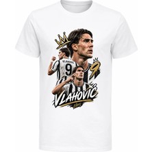 Efendioğlu Design Dušan Vlahović Baskılı Pamuklu T-Shirt