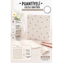 Artlantis Puantiyeli Kare Not Defteri 16X16CM 1 Adet Lizz Sert Kapak 120 Yaprak Ciltli Çizgisiz Özel Anı Günlük Defteri